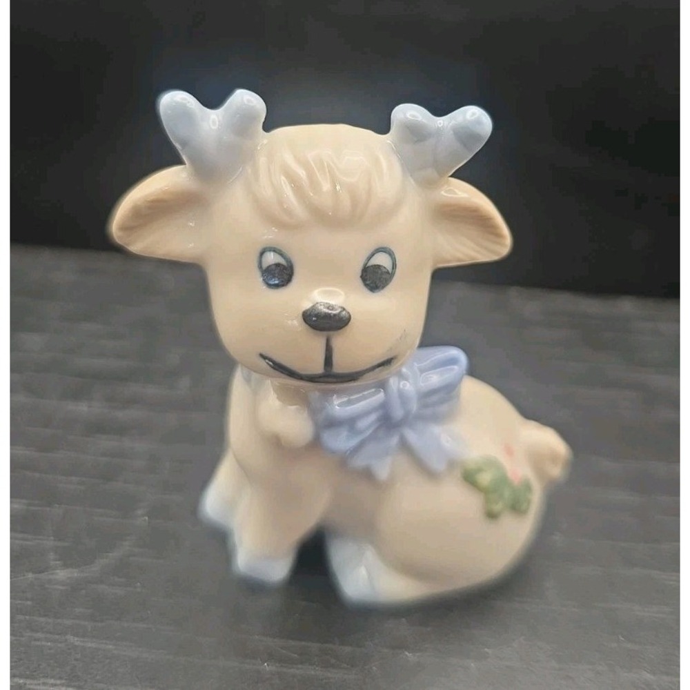 Reindeer Figurines Ceramic  Decoration !